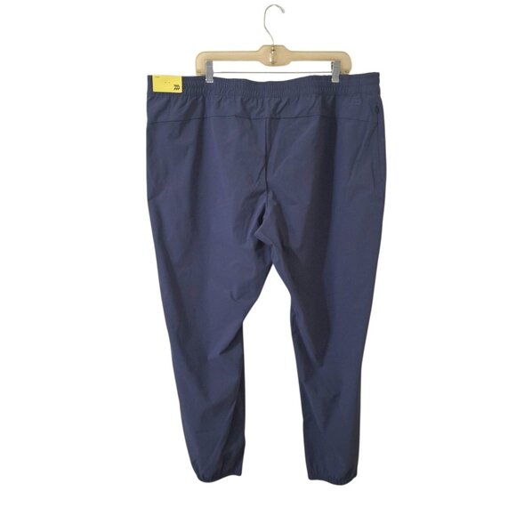 All In Motion Mens Jogger Light Navy Pants Sz 2XL Draw String Waist - Picture 3 of 11